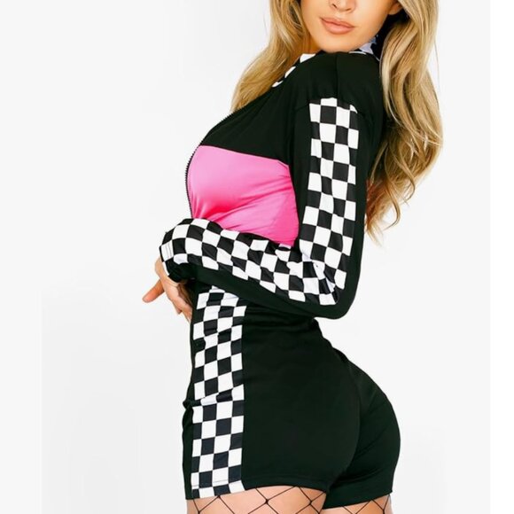 NWT Women's Speed Racer Car Driver Costume Size L - Picture 2 of 6